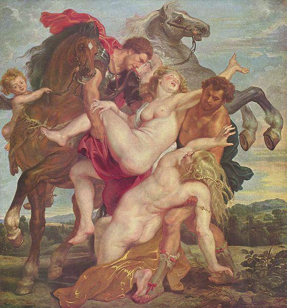 Peter Paul Rubens Raub der Tochter des Leukippos oil painting picture